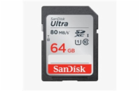 SanDisk SDXC karta 64GB Ultra (100MB/s Class 10 UHS-I)