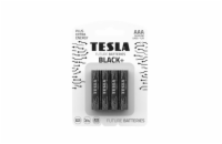 Tesla AAA BLACK+ alkalická, 4 ks