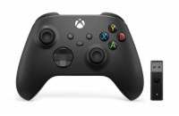 Xbox Wireless Controller černý + Xbox Adaptér pro Windows 10