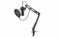 Streamovací mikrofon Genesis Radium 300,XLR, kardioidní polarizace, ohybné rameno, pop-filter