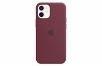 iPhone 12 mini Silicone Case with MagSafe Plum/SK