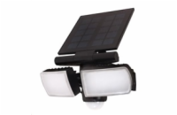 Solight LED solární osvětlení se senzorem, 8W, 600lm, Li-on, černá - WO772