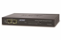 Planet GSD-1002M L2 switch, 8x1Gb, 2x1Gb SFP, 48-56VDC, fanless