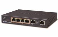 Planet GSD-604HP PoE switch 1Gbps, 6xTP, 4xPoE 802.3at/af 30W/55W, fanless