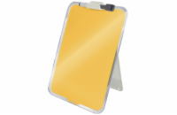LEITZ Stolní skleněná tabulka na poznámky  Cosy teplá žlutá