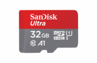 SanDisk MicroSDXC karta 32GB Ultra (120 MB/s, A1 Class 10 UHS-I, Android) + adaptér