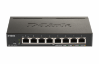 D-Link DGS-1100-08PV2 D-Link DGS-1100-08PV2 8-port Gigabit Smart Managed PoE switch, PoE budget 64W, fanless