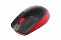 Logitech Wireless Mouse M190 Full-Size, red