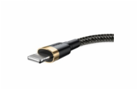 Baseus Cafule nabíjecí/datový kabel USB na Lightning 2,4A 1m, zlatá-černá