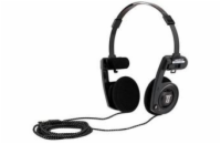 KOSS sluchátka Porta Pro BLK, 15Hz - 25kHz, 101dB/mW, 3.5mm jack, 1.2m - černá