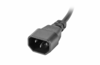 LANBERG NAPÁJECÍ DISTRIBUČNÍ JEDNOTKA (PDU) 19"  1U 10A 2M 7X SCHUKO ZÁSUVKY ČERNÁ C14