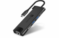 CONNECT IT Multi5in1 USB-C hub, 5v1 (USB-C,2xUSB-A,HDMI,RJ45),externí, ANTRACITOVÝ