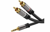 PREMIUMCORD kabel, Jack 3.5mm-2xCINCH M/M 5m