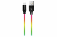 Colorway Datový Kabel USB/ Apple Lightning/ 2.4A/ 1m/ Multicolor