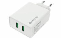 COLORWAY 2x USB síťová nabíječka/ 36W/ 100V-240V