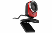 GENIUS webová kamera QCam 6000/ červená/ Full HD 1080P/ USB2.0/ mikrofon
