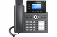Grandstream GRP2604P SIP telefon, 2,48" LCD podsv. displej, 6 SIP účty,10BLF tl., 2x1Gbit porty, PoE