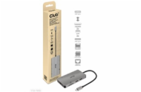 Club 3D CSV-1593 Club3D Dokovací stanice 8v1 USB 3.2 typ C (2xHDMI, 2xUSB-A, RJ45, SD/ Micro SD USB Type-C, 100W PD