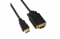 PremiumCord kabel s HDMI na VGA převodníkem, 2m