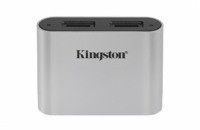 Kingston čtečka karet, USB3.2 Gen1 Workflow Dual-Slot microSDHC/SDXC UHS-II Card Reader čtečka karet