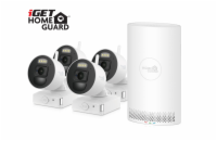 iGET HOMEGUARD HGNVK88004P - Kamerový systém s FullHD bateriovými kamerami, set 4 kamery + NVR rekordér