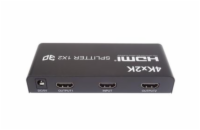 PREMIUMCORD HDMI splitter 1-2 porty kovový s napájením, 4K, FULL HD, 3D