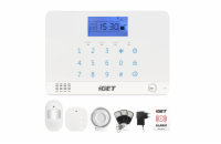 IGET SECURITY M3B iGET SECURITY M3B - bezdrátový GSM alarm CZ, zasílá SMS/telefonuje,záložní baterie 8 hod,aplikace CZ