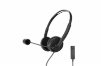 Energy Sistem Headset Office 2+, komunikační sluchátka s mikrofonem, ovládání hlasitosti a ztlumován