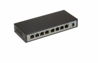 MaxLink reverzní PoE switch RSG-8-1P-DC 7x PoE IN, 1x PoE Out, 1x DC Out