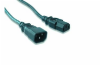 C-TECH Kabel síťový, prodlužovací, 3m VDE 220/230V napájecí