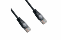 DATACOM Patch kabel UTP CAT5E 1m černý