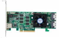 ARECA Tri-mode RAID card 16-port (2x SFF-8654) 8GB DDR4, PCIe4.0 x8 Card, LP