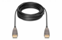 ASSMANN DisplayPort AOC Hybrid-fiber connection cable M/M 10m UHD 8K60Hz CE gold bl