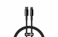 Baseus CATLWJ-01 Baseus Tungsten Gold rychlonabíjecí / datový kabel USB-C na Lightning PD 20W 1m, černá