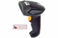 Virtuos CCD bezdrátová čtečka BT-310D, dlouhý dosah, Bluetooth (klávesnice/RS-232 emulace), černá