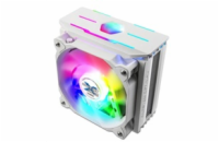 Zalman chladič CPU CNPS10X OPTIMA II / 120mm RGB ventilátor / heatpipe / PWM / výška 160mm / pro AMD i Intel / bílý