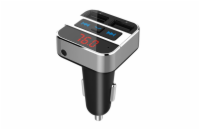 Solight FM transmitter s bluetooth připojením do auta, 2x USB + handsfree - BT02