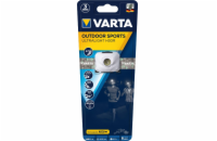 Čelová svítilna VARTA 18631 bílá, OUTDOOR SPORTS Ultralight, LED3W nabíjecí