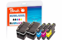 PEACH kompatibilní cartridge Brother LC529XL/LC525XL MultiPack Plus, 2xbk, c, m, y, 2x50 ml, 3x15 ml