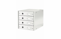 LEITZ Zásuvkový box  Click&Store, 4 zásuvky, bílá