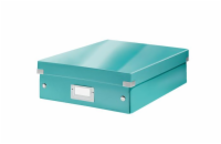 LEITZ Organizační box  Click&Store, velikost M, ledově modrá