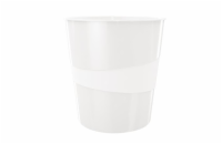 LEITZ Odpadkový koš  WOW, perleťová bílá