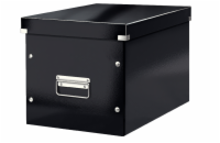 LEITZ Čtvercová krabice  Click&Store, velikost L (A4), černá