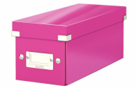 LEITZ Krabice na CD  Click&Store, růžová