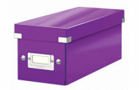 LEITZ Krabice na CD  Click&Store, purpurová