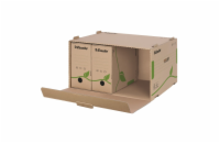 LEITZ Esselte ECO archivační kontejner otvírání zpředu, na krabice 80/100 mm, hnědá