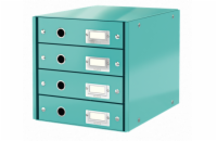 LEITZ Zásuvkový box  Click&Store, 4 zásuvky, ledově modrá