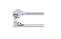 Solight flexo šňůra, 3x 1,5mm2, bílá, 3m - PF21