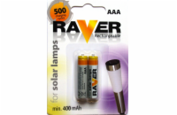 RAVER AAA 400 mAh 1332112040 Raver baterie nabíjecí HR03 (AAA), 2 ks v blistru B7414