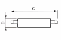 Philips CorePro R7S 118mm 14-100W 830 D LED žárovka LED žárovka Philips R7S 14W 3000K 230V linear P578797